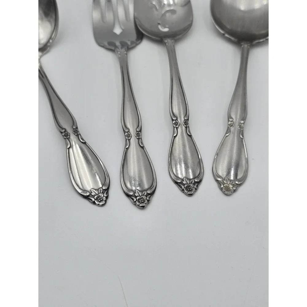 Oneida Chatelaine Set 4‎ Serving Pieces Spoon Community Stainless Flatware